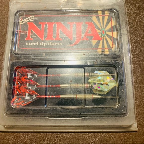 NINJA STEEL TIP DART SET Of 4 by Dart World, 21 gram - Picture 1 of 11